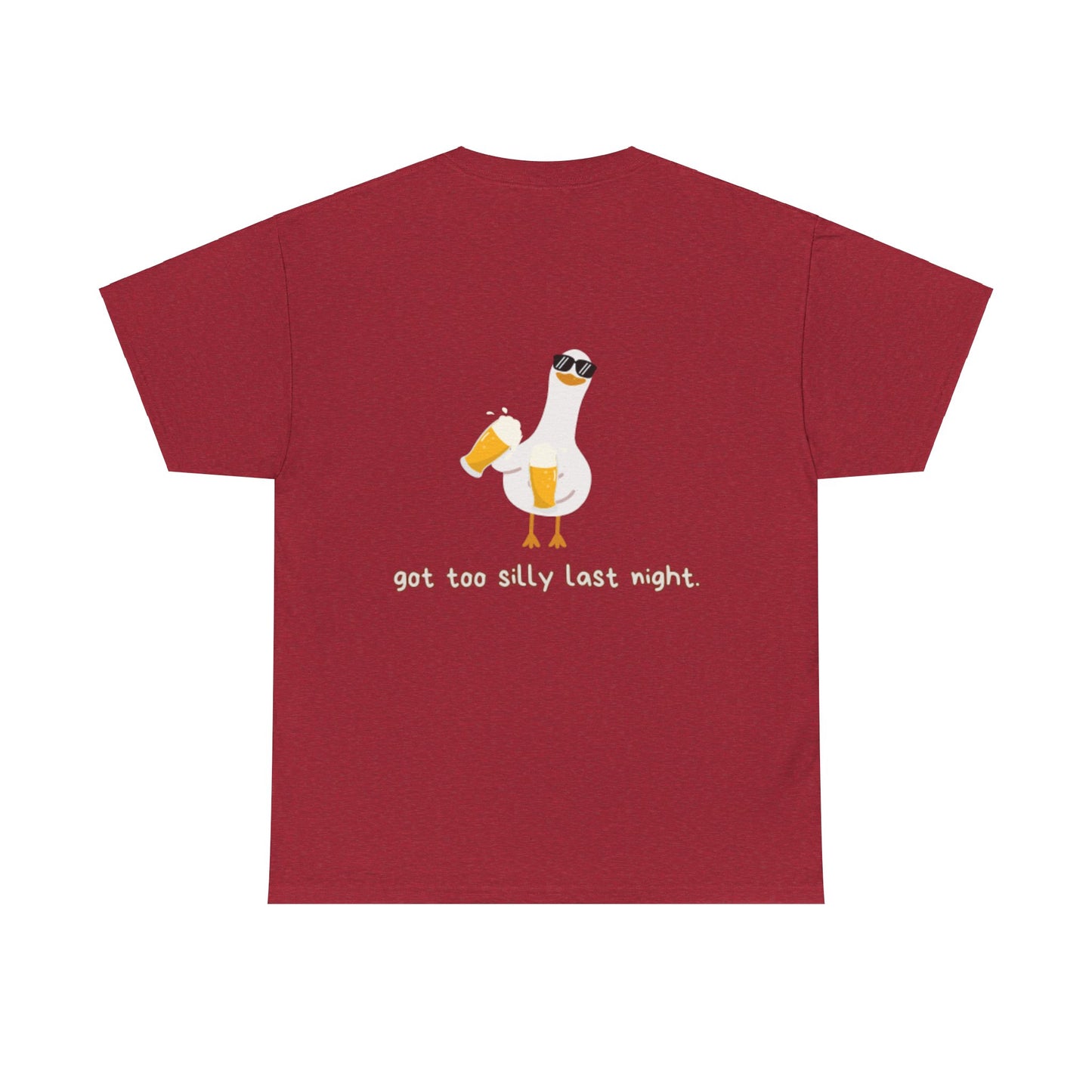 Got Too Silly Last Night Unisex Heavy Cotton Tee