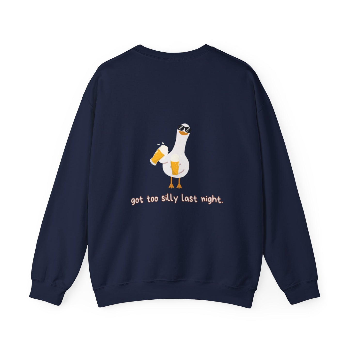 Got Too Silly Last Night Unisex Heavy Blend™ Crewneck Sweatshirt