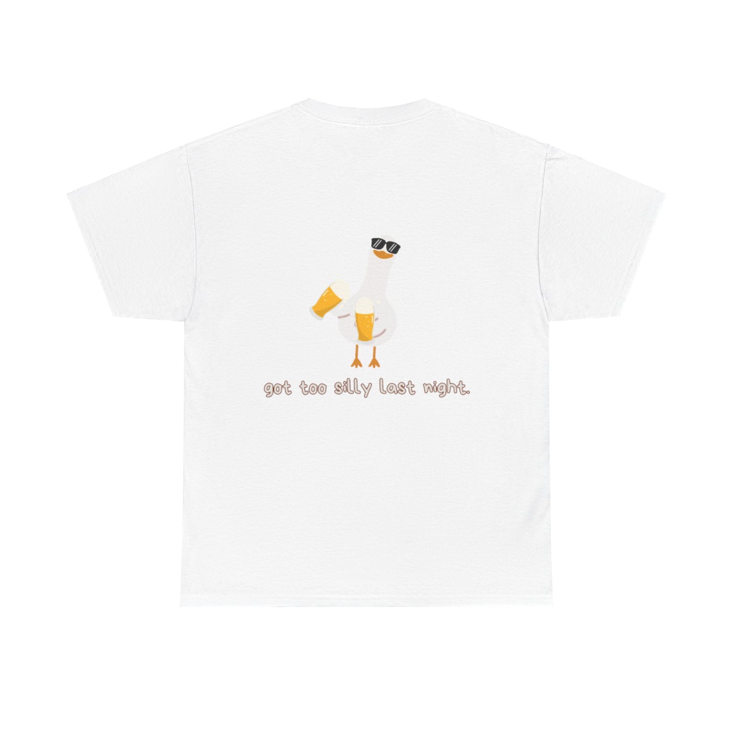 Got Too Silly Last Night Unisex Heavy Cotton Tee