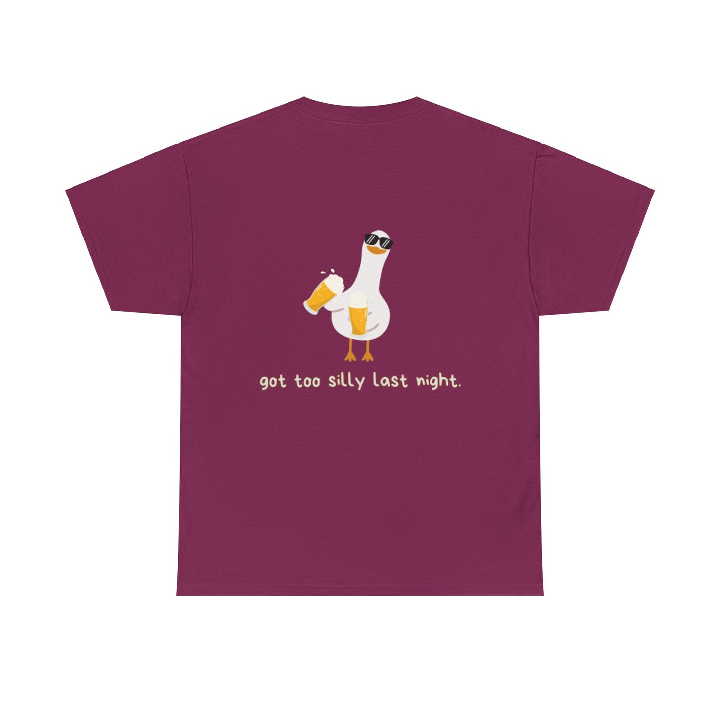 Got Too Silly Last Night Unisex Heavy Cotton Tee