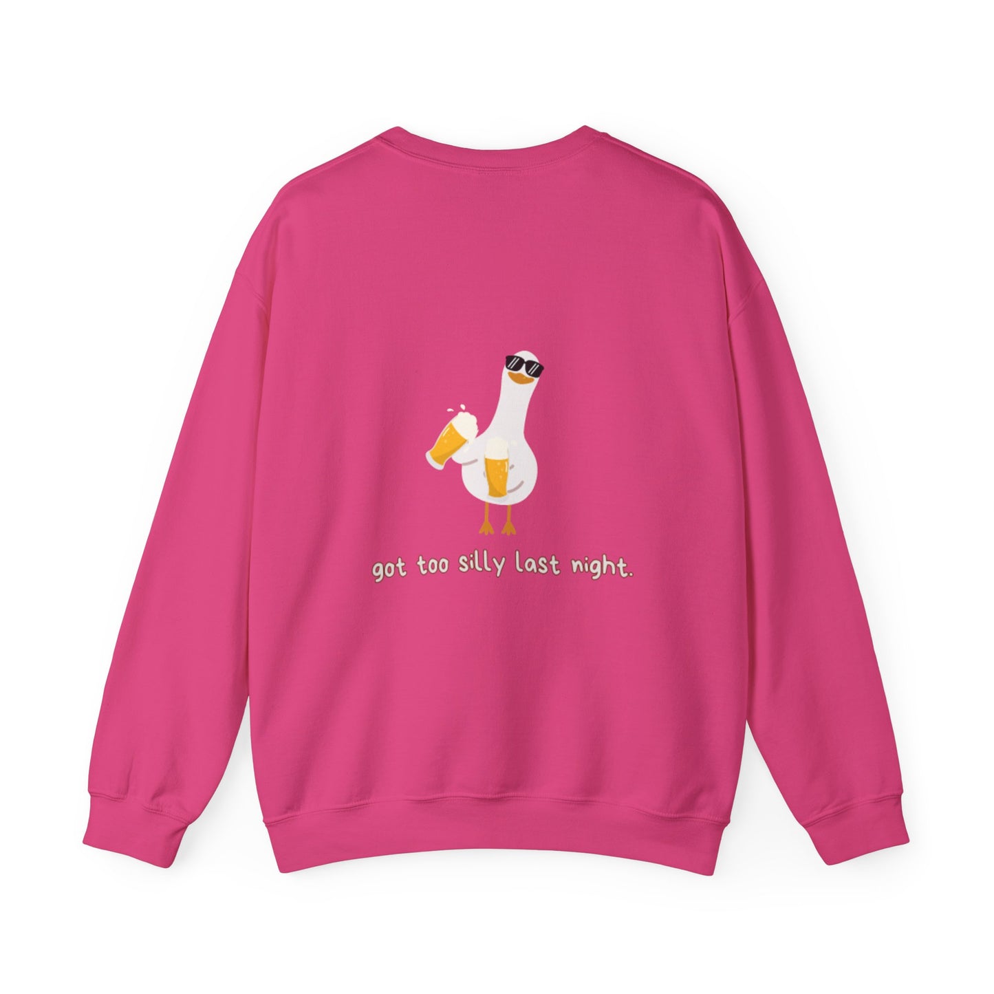 Got Too Silly Last Night Unisex Heavy Blend™ Crewneck Sweatshirt