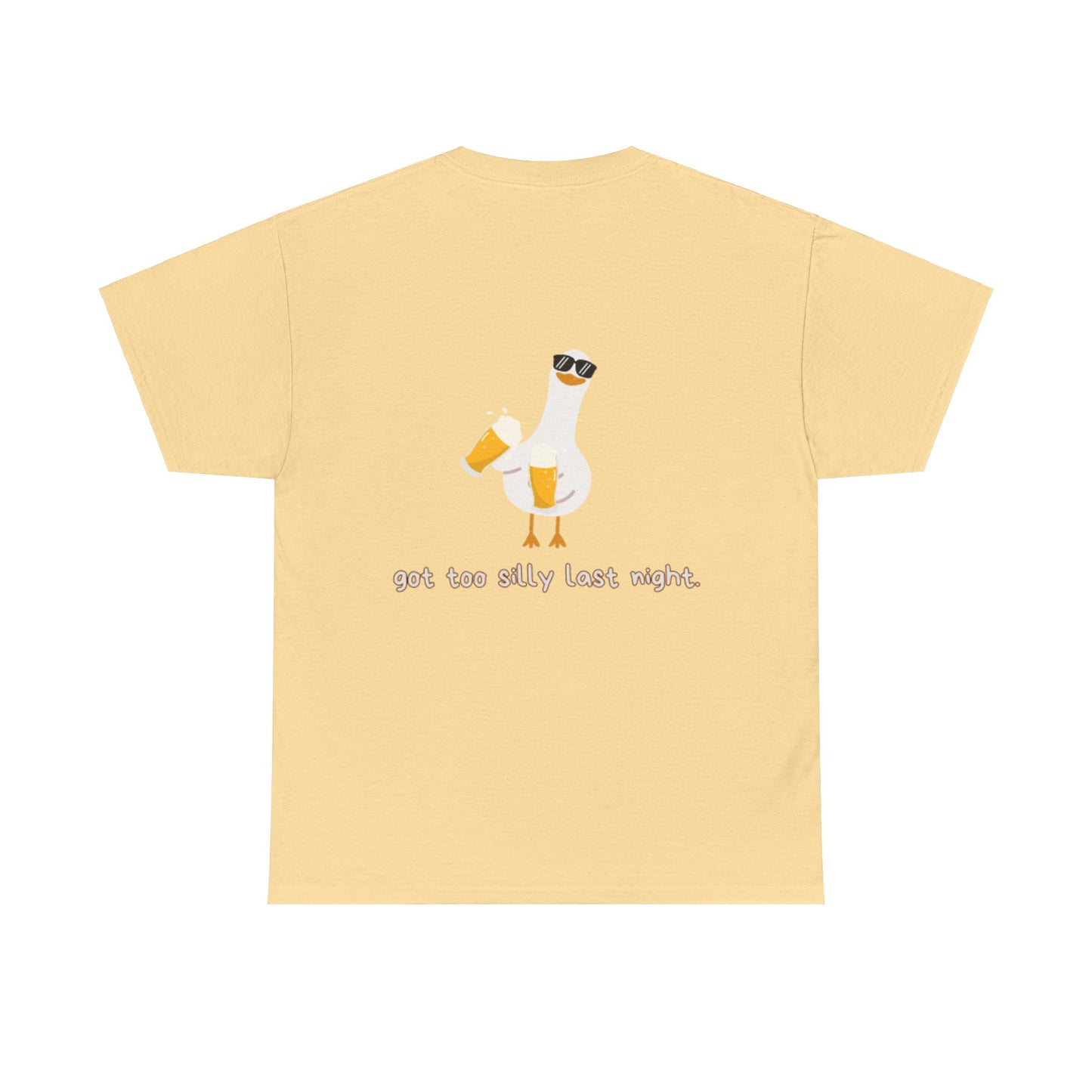 Got Too Silly Last Night Unisex Heavy Cotton Tee
