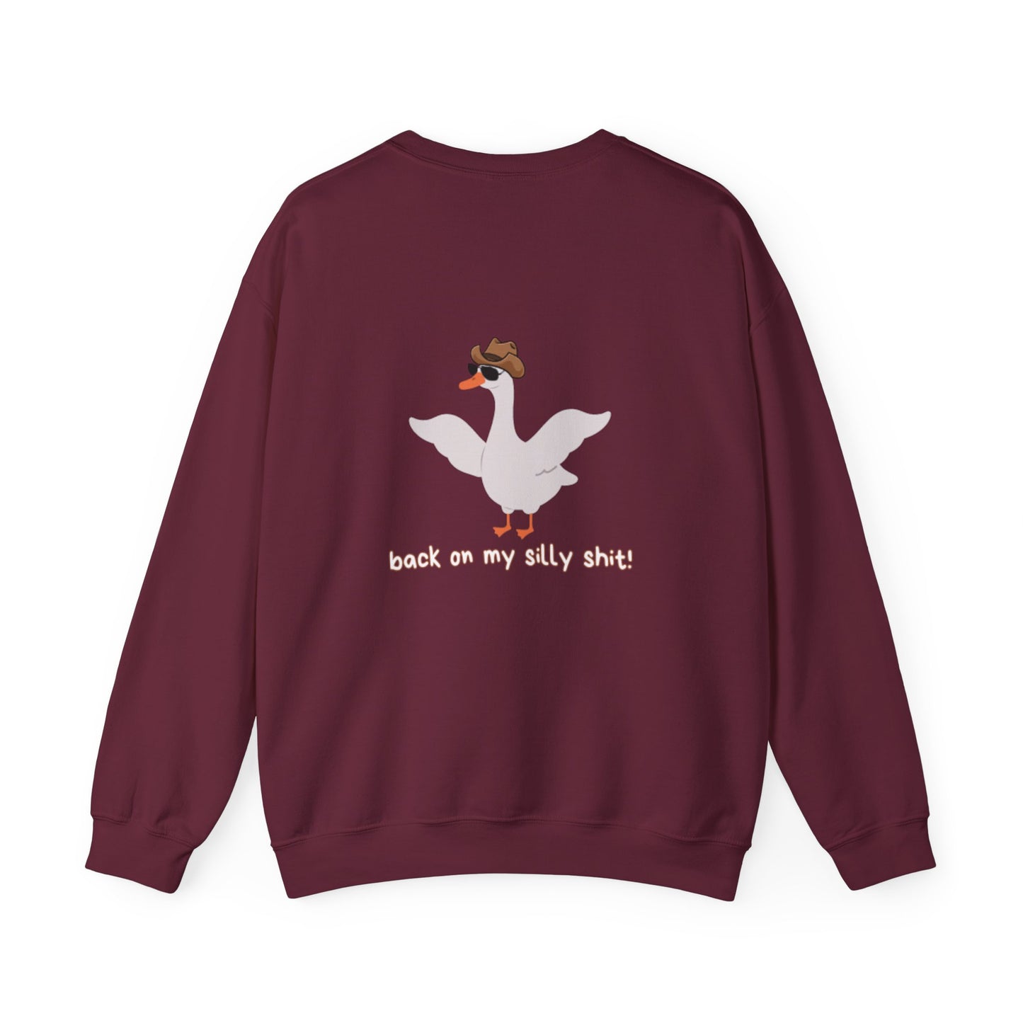 Back On My Silly Shit! Unisex Heavy Blend™ Crewneck Sweatshirt