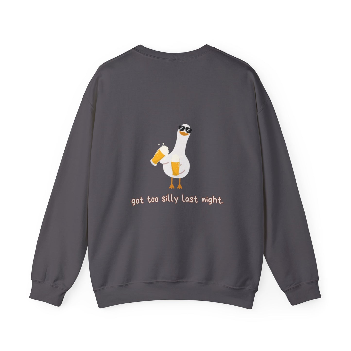 Got Too Silly Last Night Unisex Heavy Blend™ Crewneck Sweatshirt
