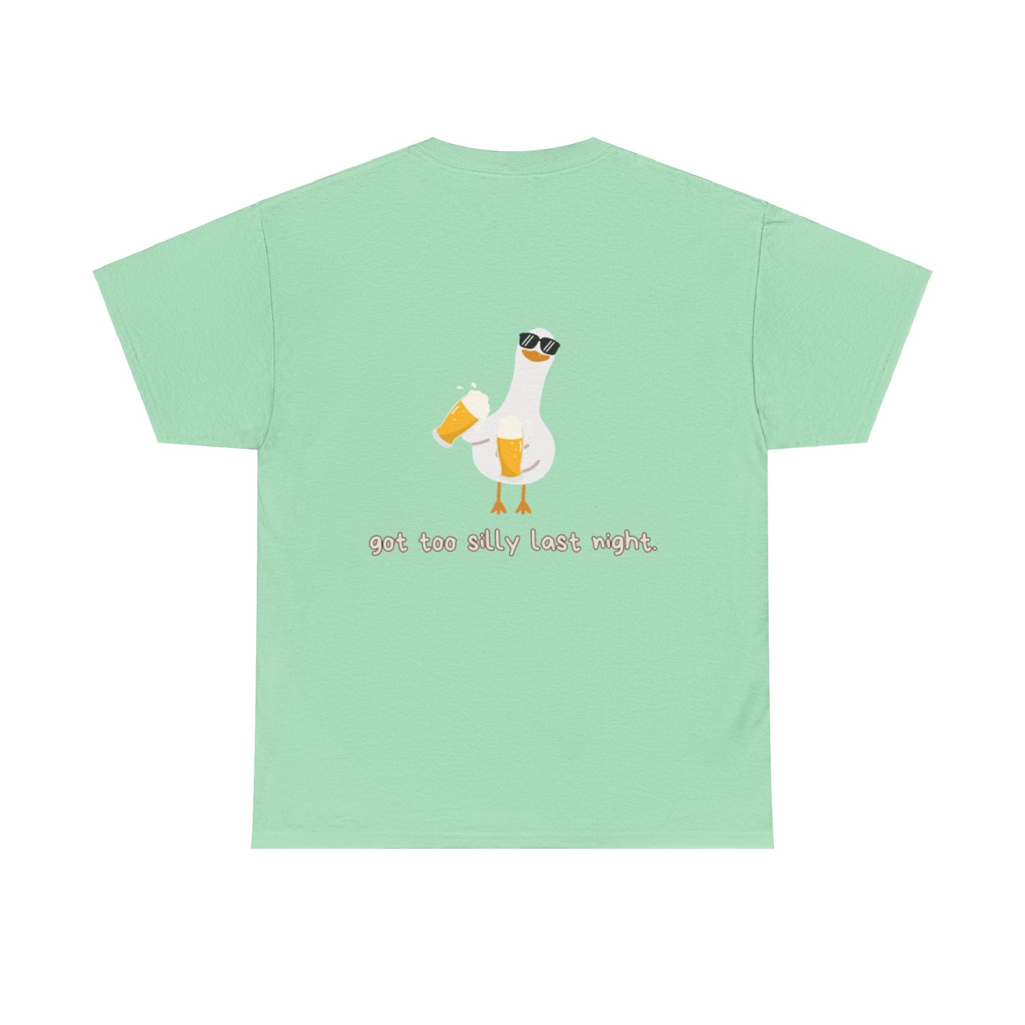 Got Too Silly Last Night Unisex Heavy Cotton Tee