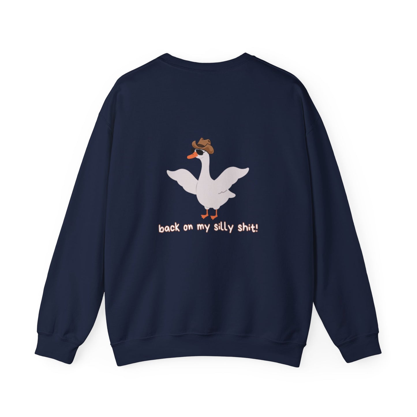 Back On My Silly Shit! Unisex Heavy Blend™ Crewneck Sweatshirt