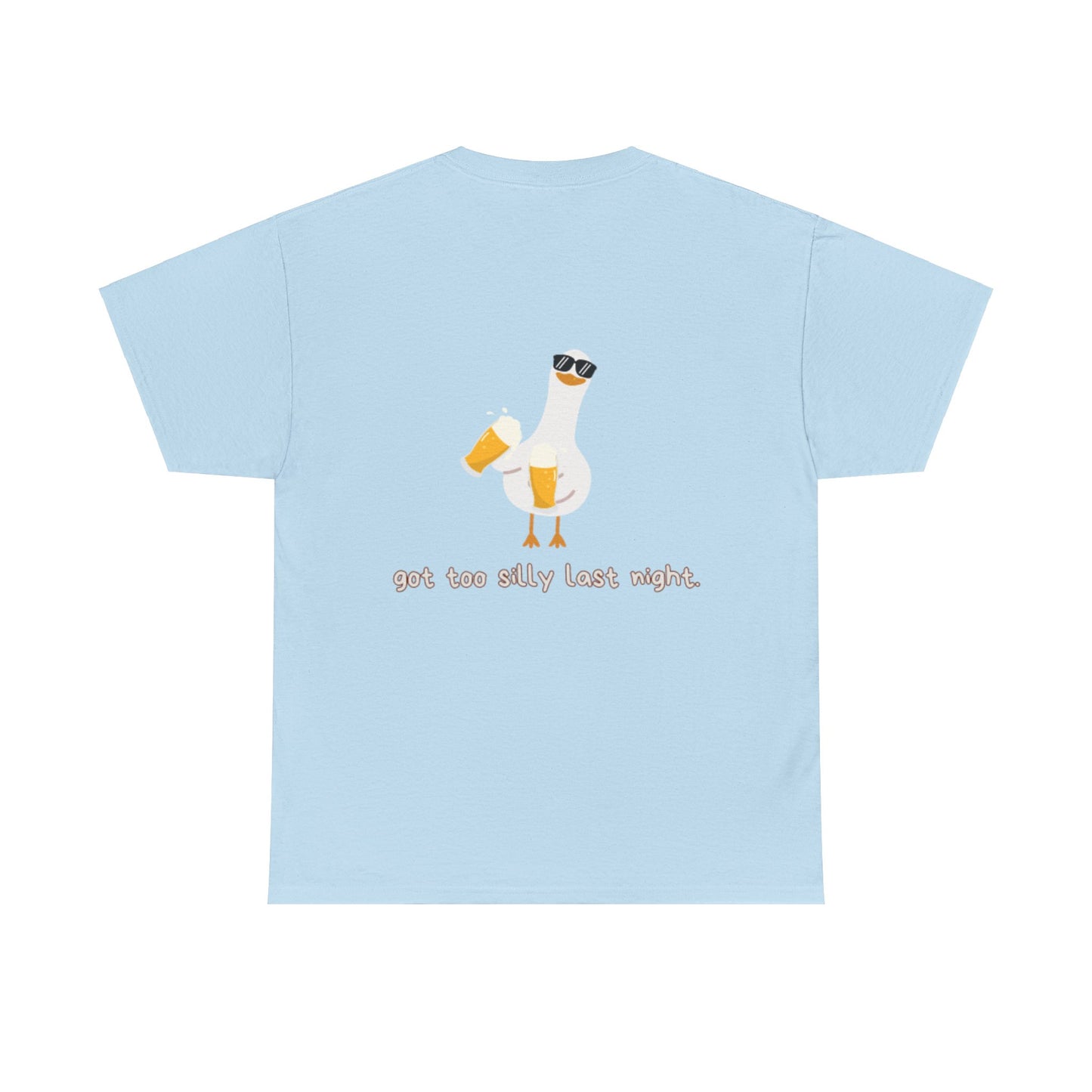 Got Too Silly Last Night Unisex Heavy Cotton Tee