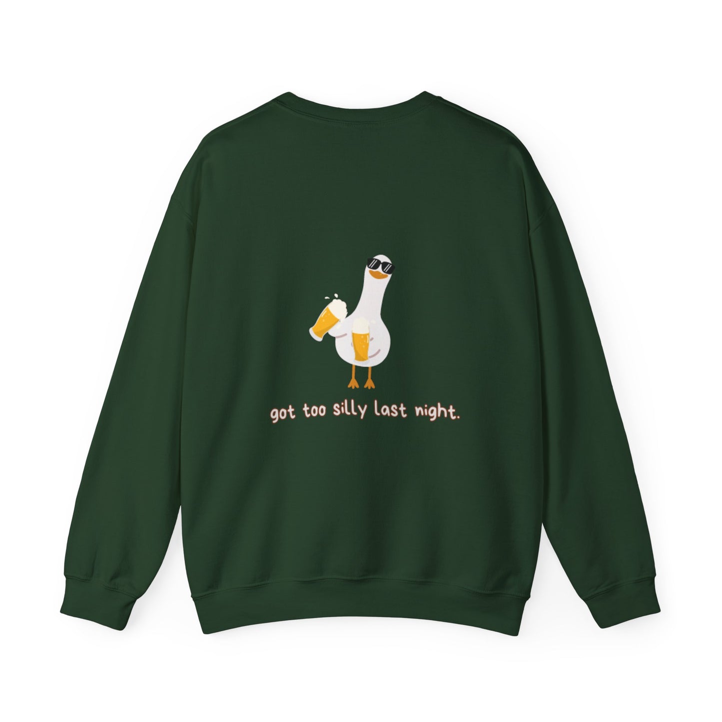 Got Too Silly Last Night Unisex Heavy Blend™ Crewneck Sweatshirt
