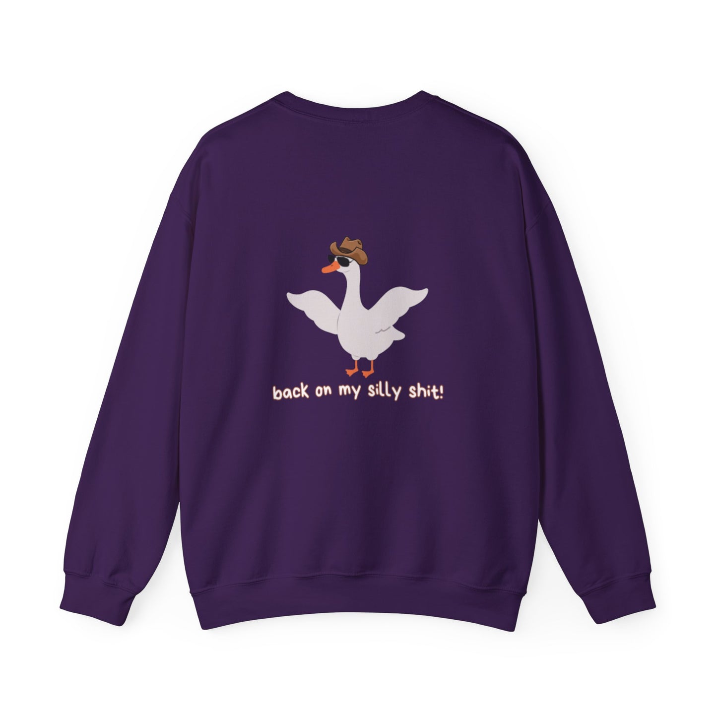 Back On My Silly Shit! Unisex Heavy Blend™ Crewneck Sweatshirt