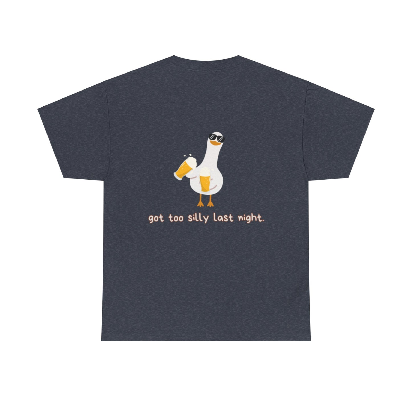 Got Too Silly Last Night Unisex Heavy Cotton Tee