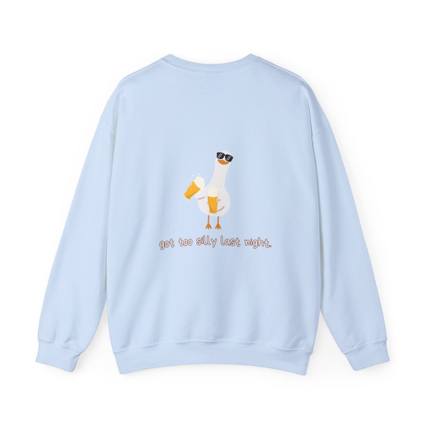 Got Too Silly Last Night Unisex Heavy Blend™ Crewneck Sweatshirt