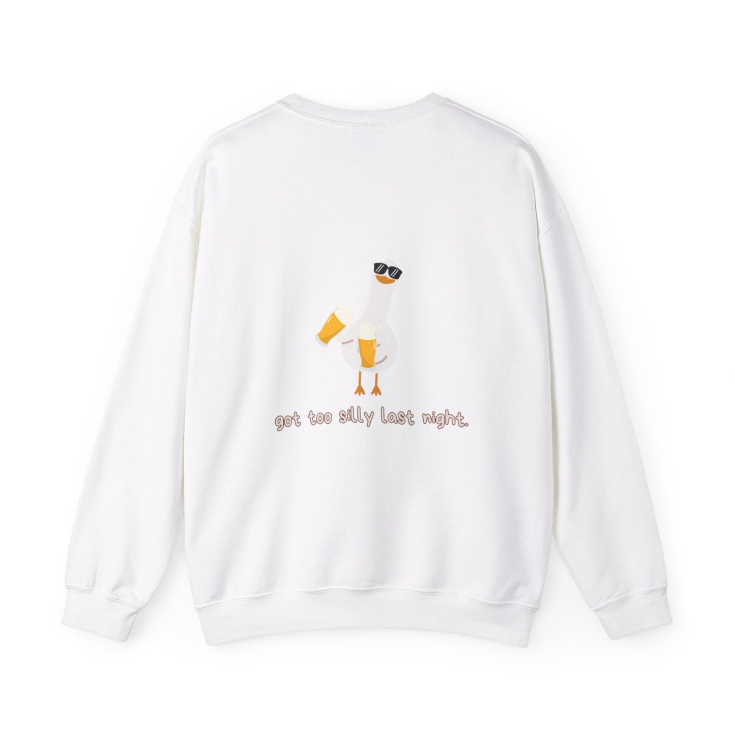 Got Too Silly Last Night Unisex Heavy Blend™ Crewneck Sweatshirt